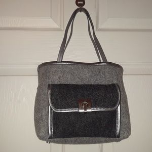 Tumi Newport Felt handbag